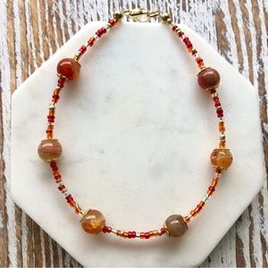 Sun Goddess Crystal Anklet